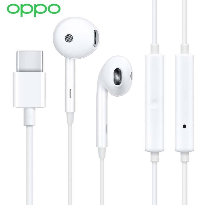 หูฟัง OPPO Type-C แท้ Find X หูฟังเสียงดี หูฟัง Small Talk Oppo Earphone หูฟังไมโครโฟน หูฟังแท้ ไมโครโฟน หูฟัง Type-C