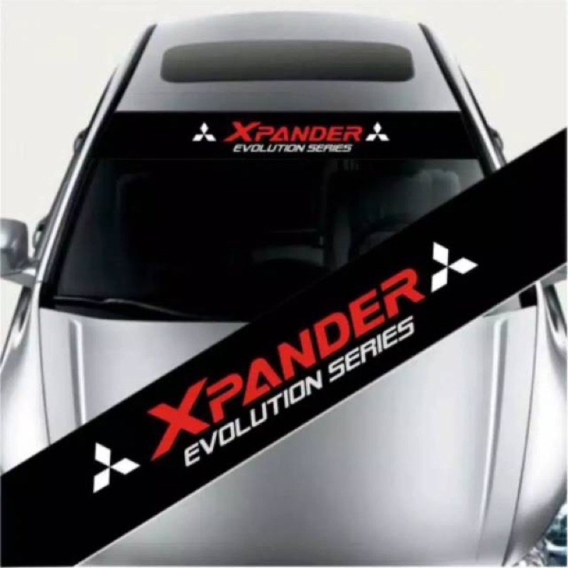 &lt; &gt;K037 Xpander สติกเกอร์ติดกระจกหน้ารถยนต์ คุณภาพสูง