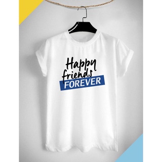 เสื้อยืดสกรีนลายเพื่อน Happy Friend Forever