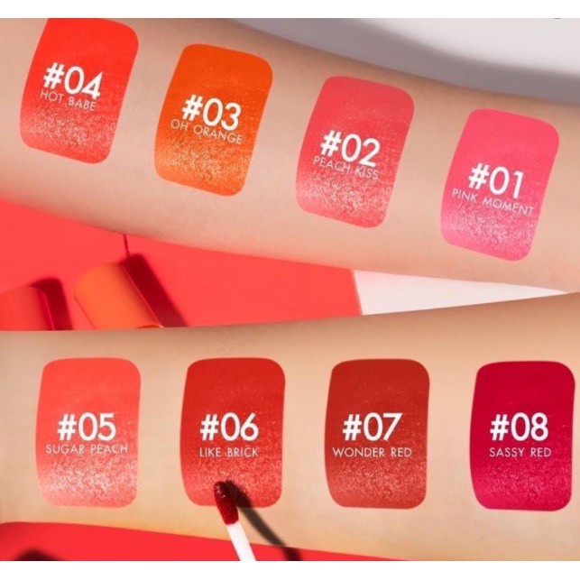 Cathy Doll Glow Gel Tint 2.4g  เคทีดอลล์ โกลว์ เจล ทินท์ ลิปทินท์เนื้อฉ่ำขนาด2.4g - รูปที่ 5