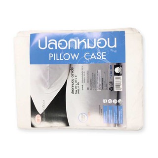 🔥The Best!! เอโร่ ปลอกหมอนคอตต้อน 180 เส้น แพ็ค 6 ผืน aro Pillowcase 180Cotton (1X6)