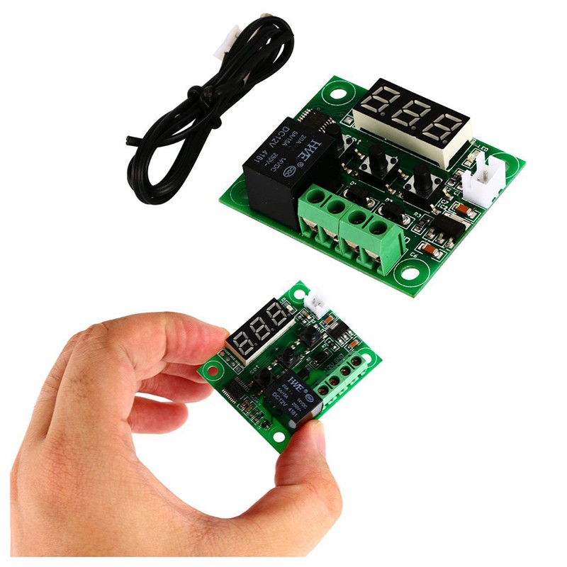 12V Digital Module Red Temperature LED Controller Thermostat Controller ...
