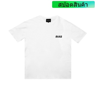 THE BIAS CLUB BIAS BASIC LOGO _____ thebiasclub เสื้อยืดผ้าฝ้าย