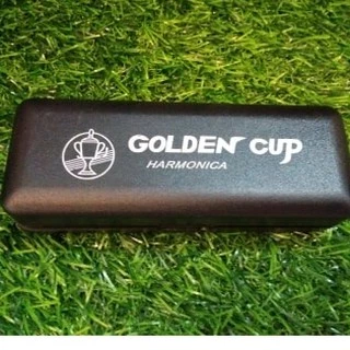 [โค้ดส่วนลด-📸] เมาท์ออแกน Harmonica ฮาร์โมนิก้า Harmonica Golden Cup 10 ช่อง เลือกคีย์ได้ สีเงิน