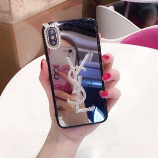 เคสกระจก กลิตเตอร์เพชร