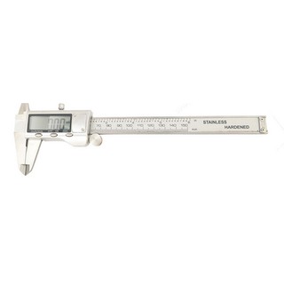 คาลิปเปอร์ดิจิตอล เวอร์เนียร์ ดิจิตอล 6 นิ้ว Digital Vernier caliper(0-150mm) เวอร์เนียร์ ดิจิตอล ตัวเครื่องสแตนเ