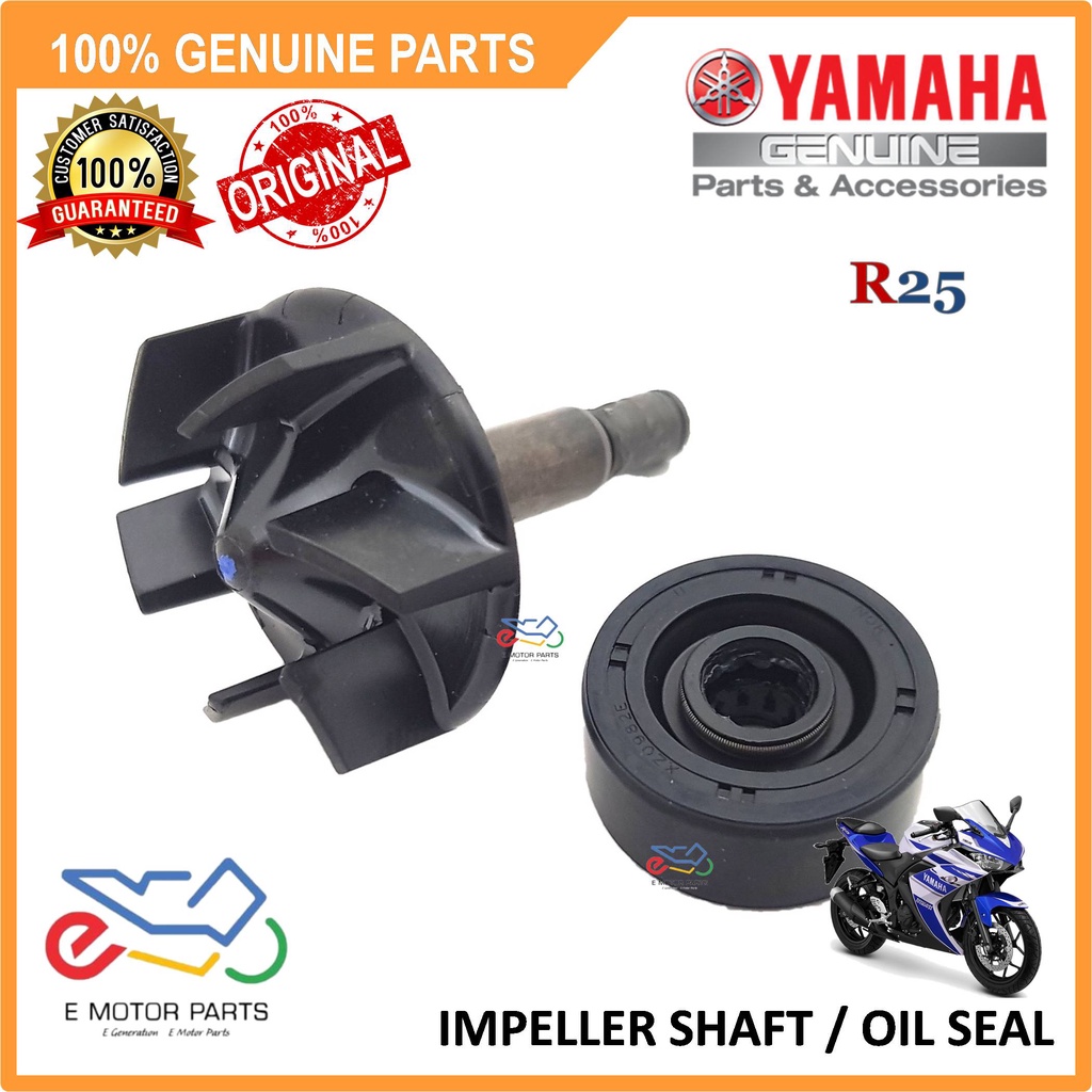 R25 IMPELLER SHAFT ซีลน้ํามันปั๊มน้ําพัดลม R25 KIPAS ปั๊มน้ําซีลน้ํามัน - 1WD-E2450-00 33S-E2223-00