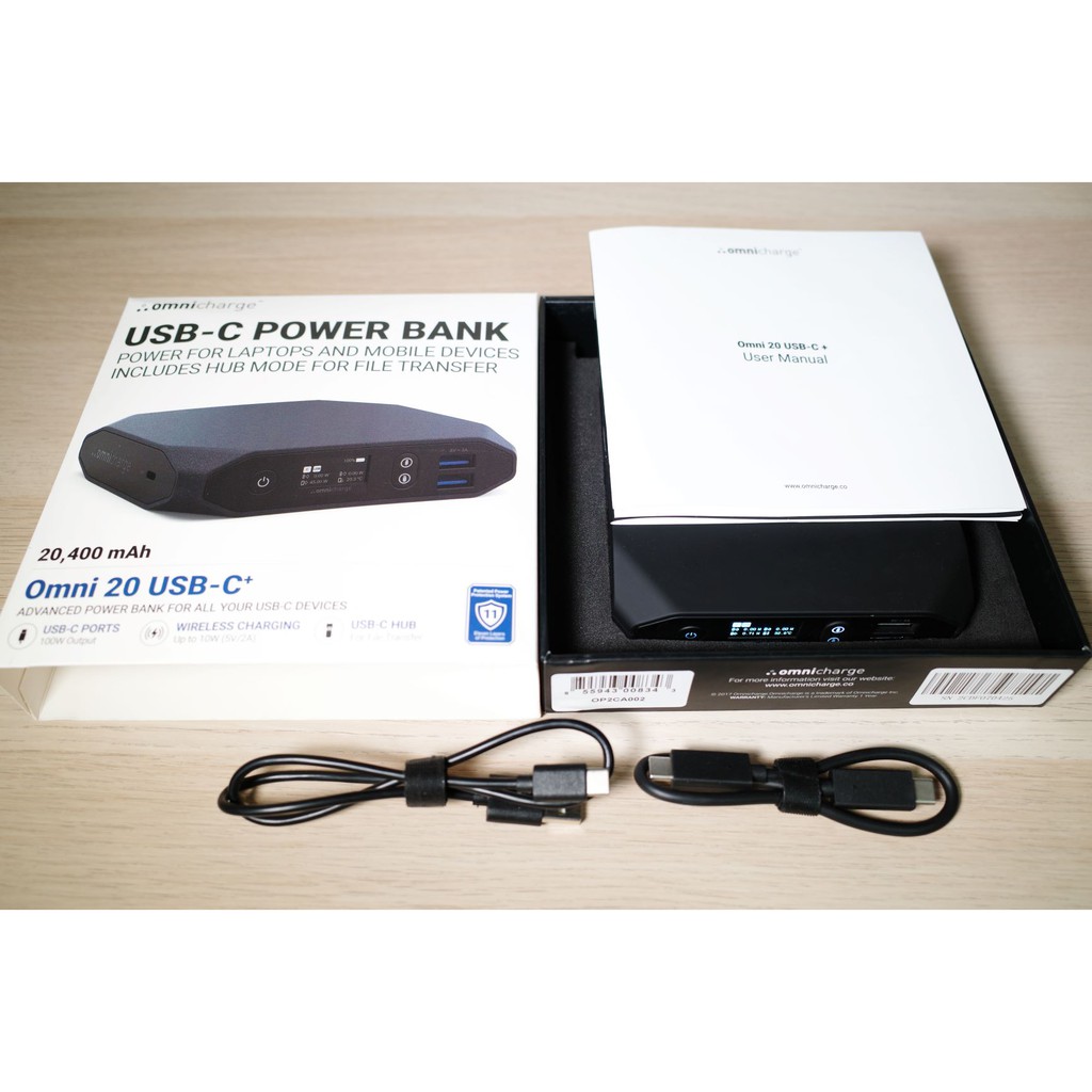 Omnicharge USB-C+ Powerbank 20000 mAh
