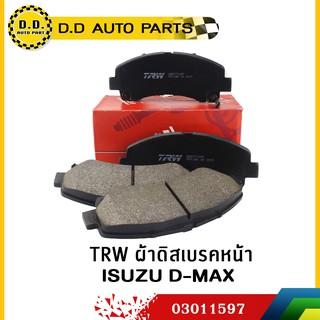 TRW ผ้าดิสเบรคหน้า ISUZU D-MAX:PPA:03011597