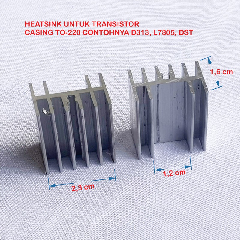 ทรานซิสเตอร์ COOLER TO-220 HS D313 HEATSINK D313 HEATSINK L7805