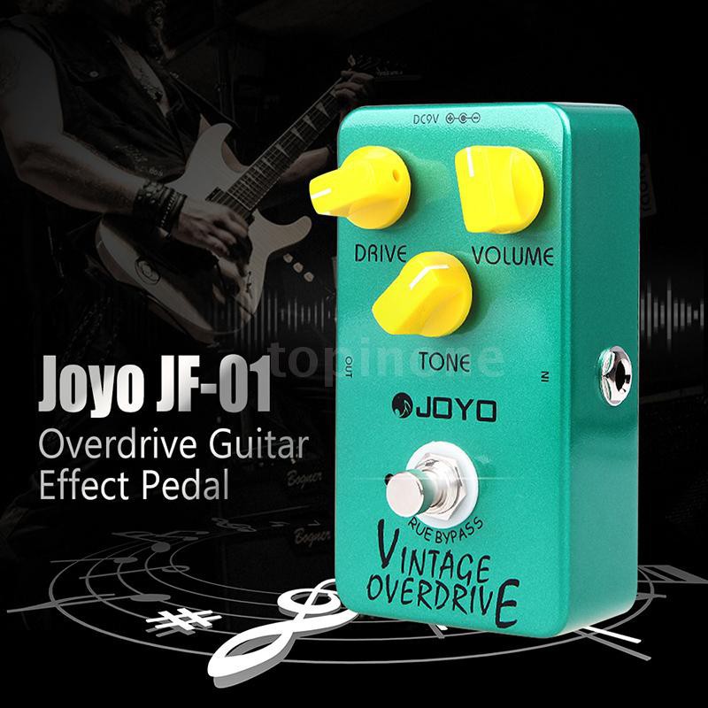 E*M Joyo JF-01 Vintage Overdrive Guitar Effect Pedal True Bypass