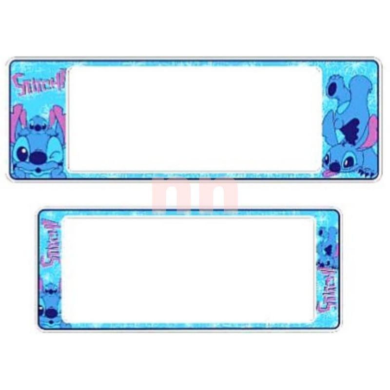 กรอบป้ายทะเบียนรถยนต์ #Stitch #สตีช #ลายการ์ตูน กันน้ำ100 ลายใหม่