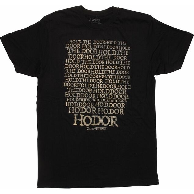 Hodor T-Shirt 100/% Cotton