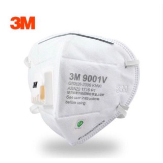 (พร้อมส่ง❗️)3M 9001V มีวาล์วช่วยให้หายใจไม่อึดอัด/ราคาต่อชิ้น