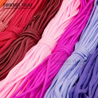 เชือกพาราคอร์ด 4มิล (สีที่1-50) ยาว5เมตร | PARACORD เชือกไนล่อน สำหรับถักสร้อยข้อมือ ปลอกคอสัตว์เลี้ยง งานDIYงาน