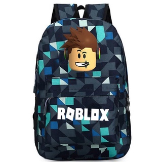 Roblox Game กระเป๋าเป้สะพายหลัง กระเป๋านักเรียน ลายท้องฟ้ากลางคืน สําหรับผู้ชาย และผู้หญิง