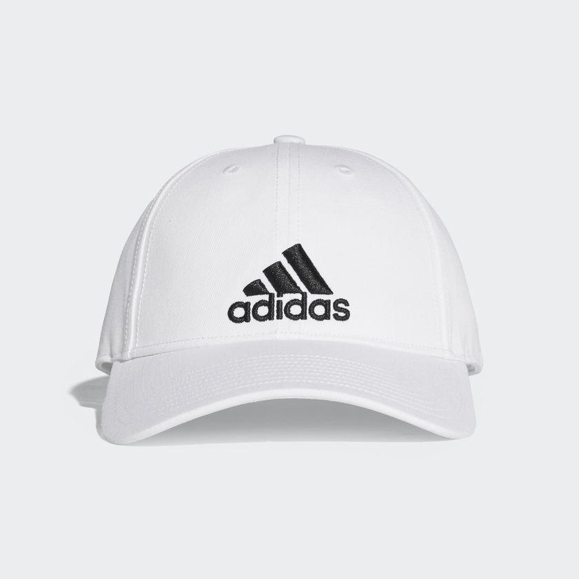Adidas Six Panels Cap (ขาว / ดํา / แดงเข้ม)