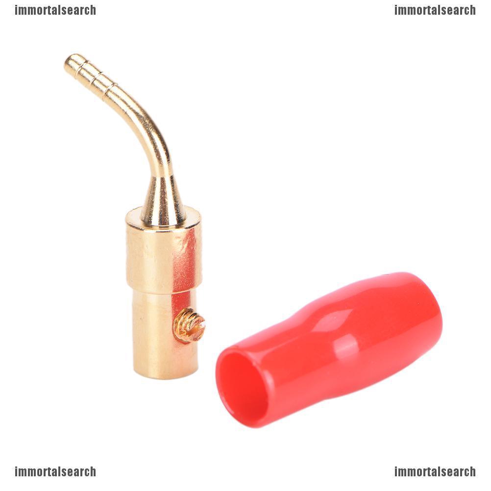 【ICE】 8PCS 2MM Audio Speaker Cable Pin Plug Banana Connector Screw For Hifi Excellent