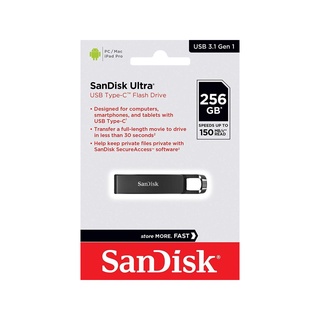 SanDisk 256GB Ultra USB Type-C 3.1 Flash Drive - SDCZ460-256G-G46 (Warranty 5Y)