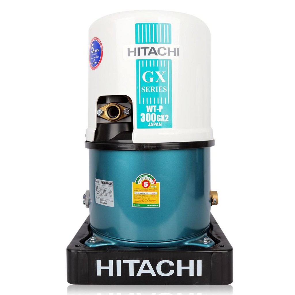 HITACHI ปั๊มน้ำอัตโนมัติ รุ่น WT-P300GX2 (300W) AUTOMATIC PUMP
