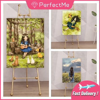 [PM] ภาพจิตรกรรมลาย Fresh and Romantic Girl ขนาด 40X50 ซม. ตกแต่งบ้าน