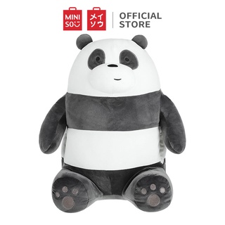 แพนๆ แอนเดอะแก๊งส์ MINISO ตุ๊กตาหมอนข้างแบบนั่ง We Bare Bears ตุ๊กตา ตุ๊กตาแบบนอน ของขวัญวันเกิด ตุ๊กตานุ่มนิ่ม Panda