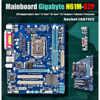 Mainboard GA-H61M-S2P-R3 Gigabyte Socket LGA1155