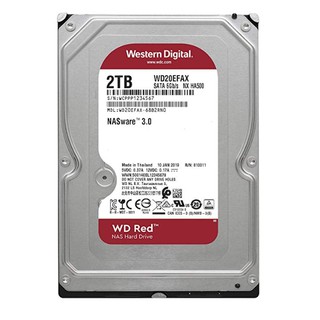 2 TB HDD  WD RED  PLUS 128MB 5400RPM SATA3 WD20EFZX (รับประกัน3ปี)