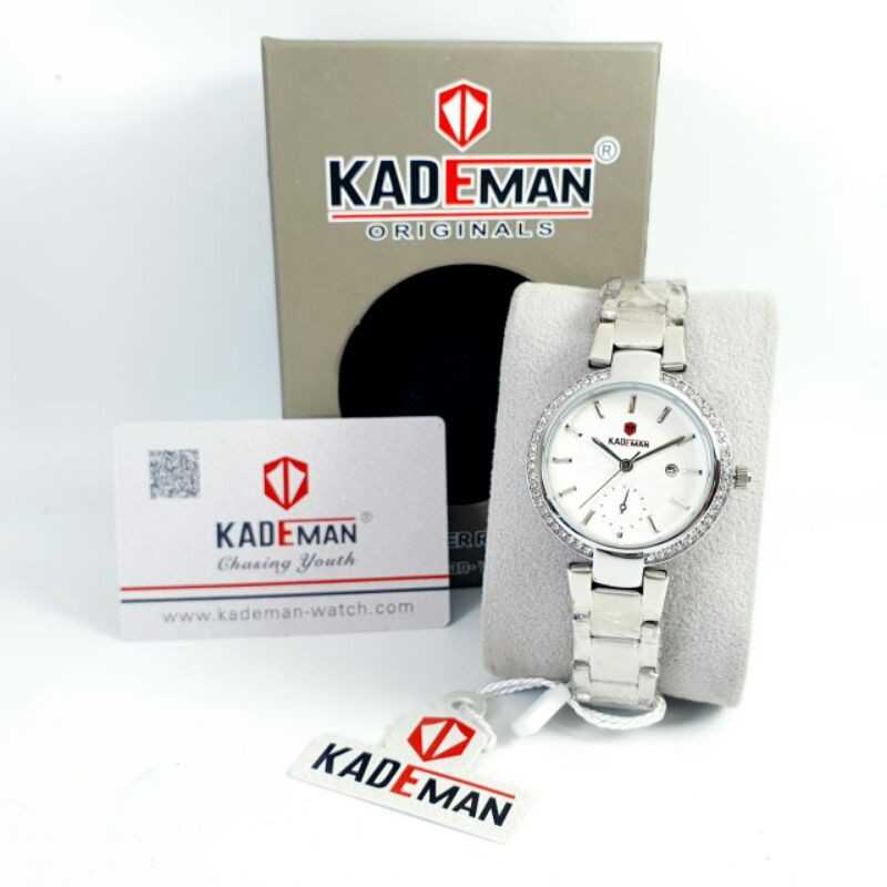 นาฬิกาข้อมือ Kademan DATE DIAMOND คุณภาพสูง ของแท้