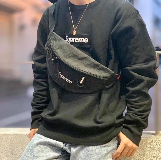 Supreme Waist Bag Black 19SS