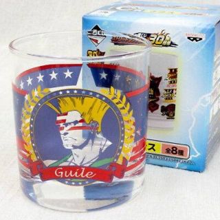 No Box! Street Fighter Glass Type C Guile (Capcom 30th Anniversary)