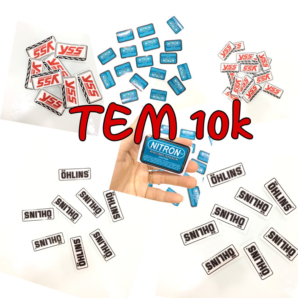 OHLIN / YSS / NITRON STAMPS สําหรับที่นั่งทั้งหมด