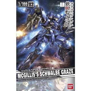 [ส่งตรงจากญี่ปุ่น] Bandai กันดั้ม Iron Blooded Orphans Mcgilliss Schwalbe Graze 1/100 ญี่ปุ่น ใหม่