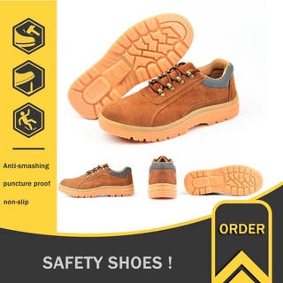 รองเท้าเซฟตี้ Safety Shoes รองเท้านิรภัย หัวเหล็ก size 36 -45