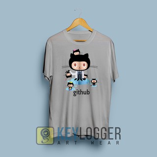 เสื้อยืด พิมพ์ลายโปรแกรมเมอร์ Github 4 IT 43