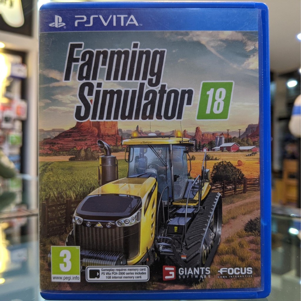 (ภาษาอังกฤษ) มือ2 PSVITA Farming Simulator 18 แผ่นเกม PSVITA ตลับเกม PS Vita มือสอง