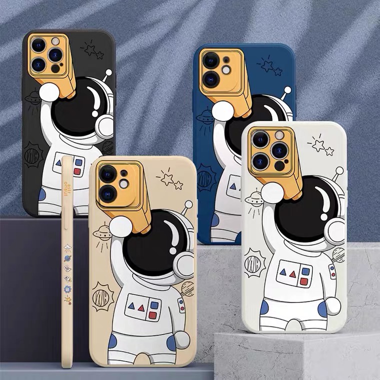 เคสโทรศัพท์มือถือพิมพ์ลายนักบินอวกาศสําหรับ for iPhone13 for iPhone12 11Promax 13Pro Max Xs