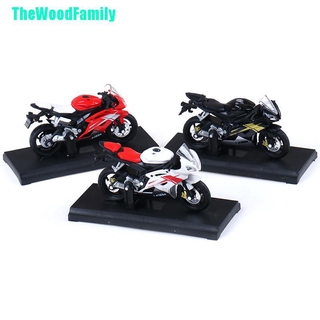 Twf โมเดลรถจักรยานยนต์ 1:18 Yamaha YZF-R6 YZF R6 สีฟ้า