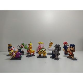 โมเดลฟิกเกอร์ มาริโอ้  ของเเท้จากญี่ปุ่น  Mario Figure -โมเดลของเเท้ หายาก-ครบชุด11 ตัว