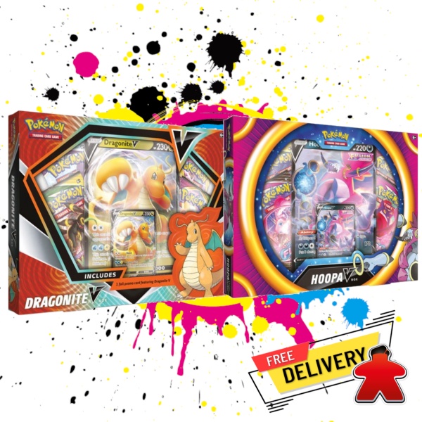 【Pre-Order】[EN] Pokemon Dragonite V Box or Hoopa V Box