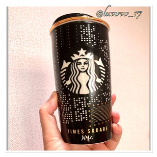 Starbucks NYC Time Square Ceramic Double Wall / Cup 12 oz. (No Box)📦