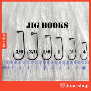 มีสินค้าพร้อมส่ง jig hooks เบ็ดจิ๊ก เบ็ดจิ๊กเปล่า ตะขอเบ็ดจิ๊ก สำหรับทำเบ็ดหัวจิ๊ก สำหรับตกปลา ซองละ 5 ตัว