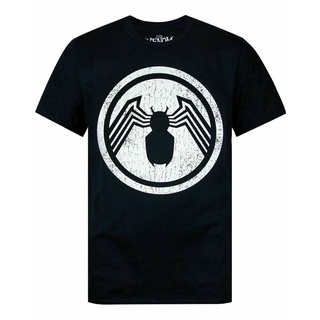 เสื้อยืด พิมพ์ลายการ์ตูน Marvel Venom Distressed Comics ของขวัญวันเกิด สําหรับผู้ชาย