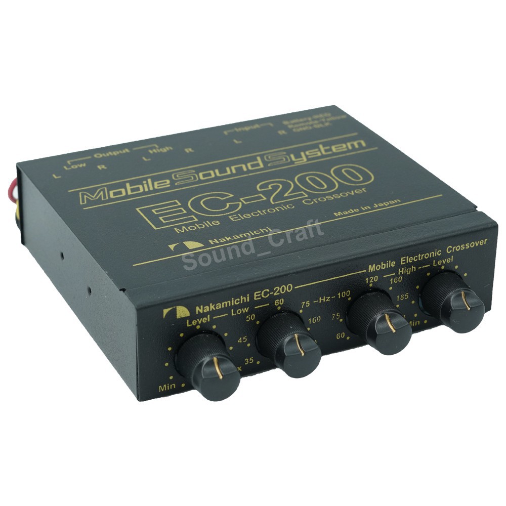 NAKAMICHI EC-200 ครอสโอเวอร์ CROSSOVER Mobile Cross Over NAKAMICHI