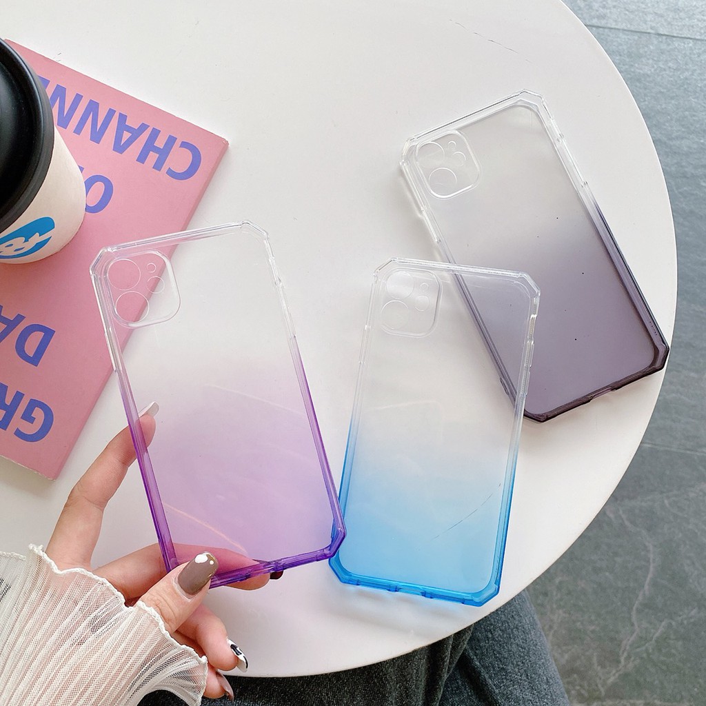 เคสซิลิโคน เคสกันกระเเทกทูโทน  6/6s 6P/6Splus 7/8/SE(2020) 7P/8Plus X/Xs XR XsMax 11 11Pro #003