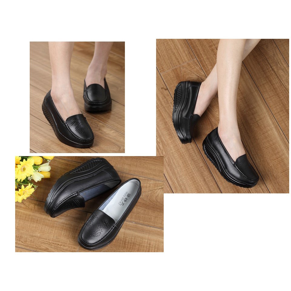 รองเท้าหนังดำ #ลดรับฝน ส่งทุกวัน