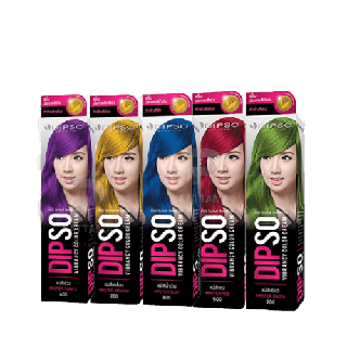 Dipso ไวเบรนซี่ แฮร์ คัลเลอร์ ครีมเปลี่ยนสีผม (แม่สี) 60 ml.