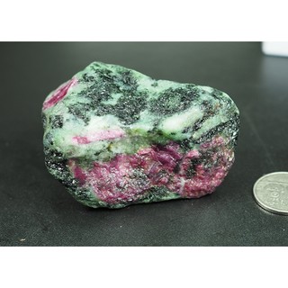 พลอยทับทิมซอยไซต์ (Ruby in Zoisite ) 652.20 กะรัต (16458)