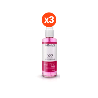 [พิมพ์ EBBCB15][รับเงินคืน10%] XEILTECH EX - X9 Amino Cell Rebuild Hai Tonic Hair Serum Set (85 ml. x 3 pcs.)