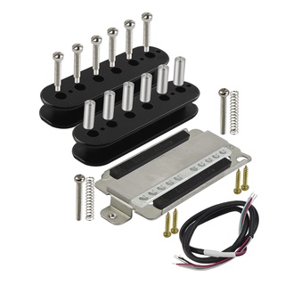 Fleor ชุดอุปกรณ์เสริมปิ๊กอัพกีตาร์ไฟฟ้า Alnico 5 Humbucker DIY